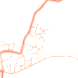 Daytime road noise heatmap for LE7 9XW