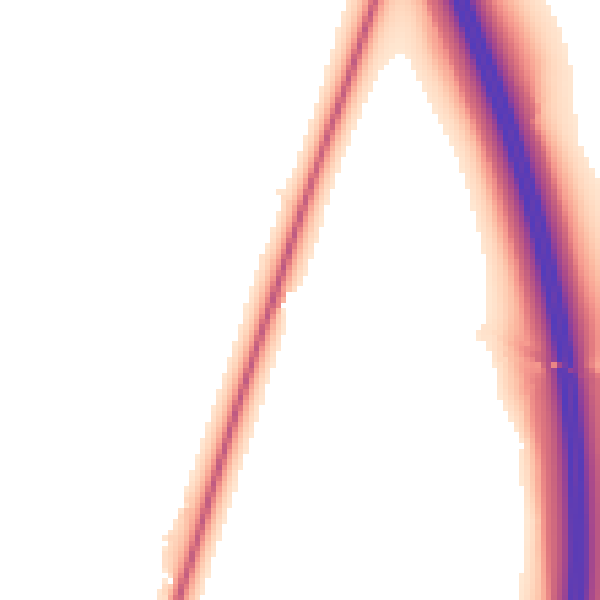Night-time road noise heatmap for LE9 1RT