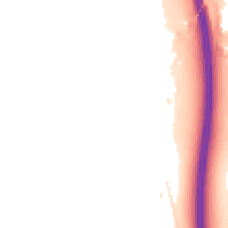 Night-time road noise heatmap for LE9 1SA
