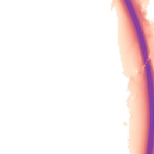 Night-time road noise heatmap for LE9 1SD