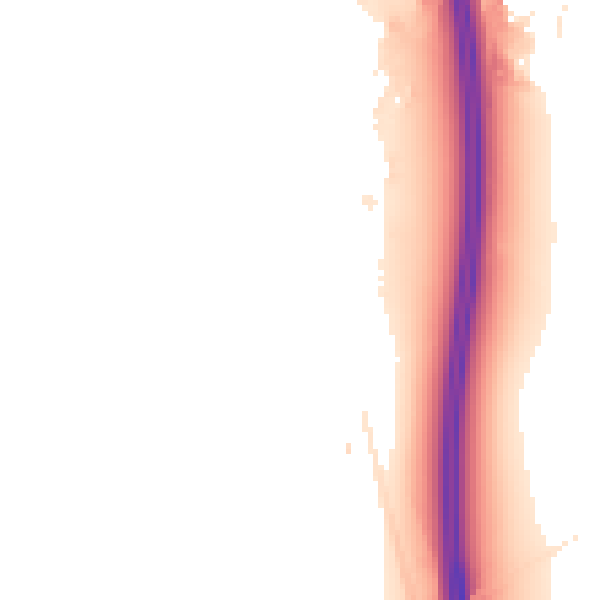 Night-time road noise heatmap for LE9 1UP