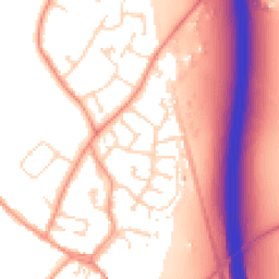 Daytime road noise heatmap for LE9 1UT