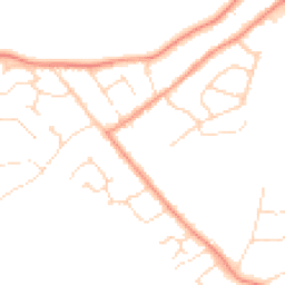 Daytime road noise heatmap for LE9 2AD