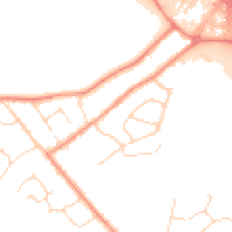 Daytime road noise heatmap for LE9 2AJ