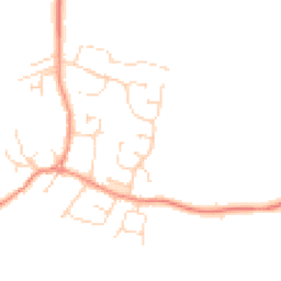 Daytime road noise heatmap for LE9 3AJ