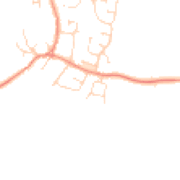 Daytime road noise heatmap for LE9 3BT