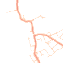 Daytime road noise heatmap for LE9 3EL