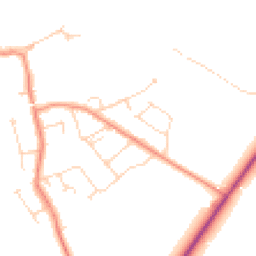 Daytime road noise heatmap for LE9 3GB