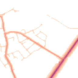 Daytime road noise heatmap for LE9 3GF
