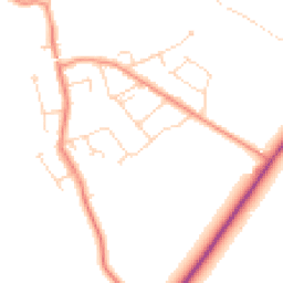 Daytime road noise heatmap for LE9 3GJ