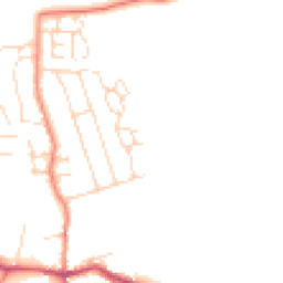 Daytime road noise heatmap for LE9 4AE