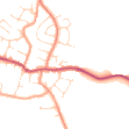 Daytime road noise heatmap for LE9 4BB