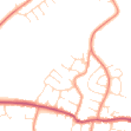 Daytime road noise heatmap for LE9 4GB