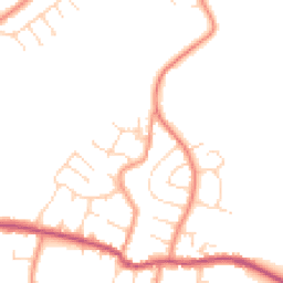 Daytime road noise heatmap for LE9 4GF