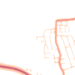 Daytime road noise heatmap for LE9 4HD