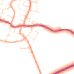 Daytime road noise heatmap for LE9 4JD