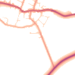 Daytime road noise heatmap for LE9 4JW