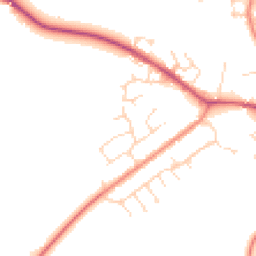 Daytime road noise heatmap for LE9 4TB