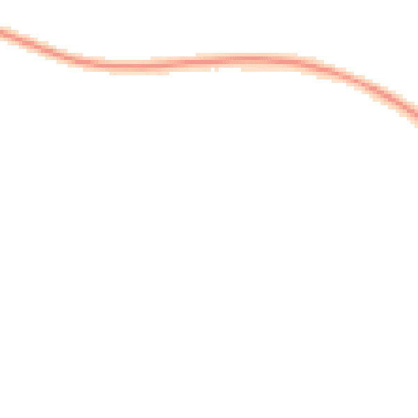 Night-time road noise heatmap for LE9 6QL