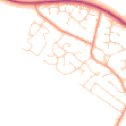 Daytime road noise heatmap for LE9 6QT