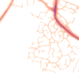 Daytime road noise heatmap for LE9 6UD