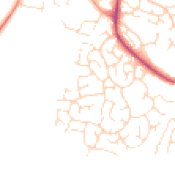 Daytime road noise heatmap for LE9 6WT