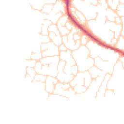 Daytime road noise heatmap for LE9 6XB