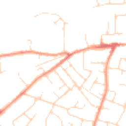 Daytime road noise heatmap for LE9 7LG