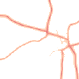 Daytime road noise heatmap for LE9 7QJ