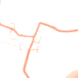 Daytime road noise heatmap for LE9 7TW