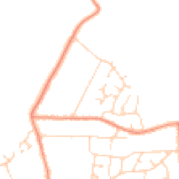 Daytime road noise heatmap for LE9 8FB