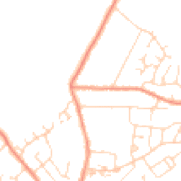 Daytime road noise heatmap for LE9 8FJ