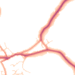 Daytime road noise heatmap for LE9 9DR