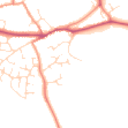 Daytime road noise heatmap for LE9 9FY