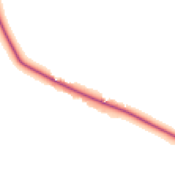 Daytime road noise heatmap for LE9 9JJ