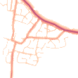 Daytime road noise heatmap for LE9 9NP