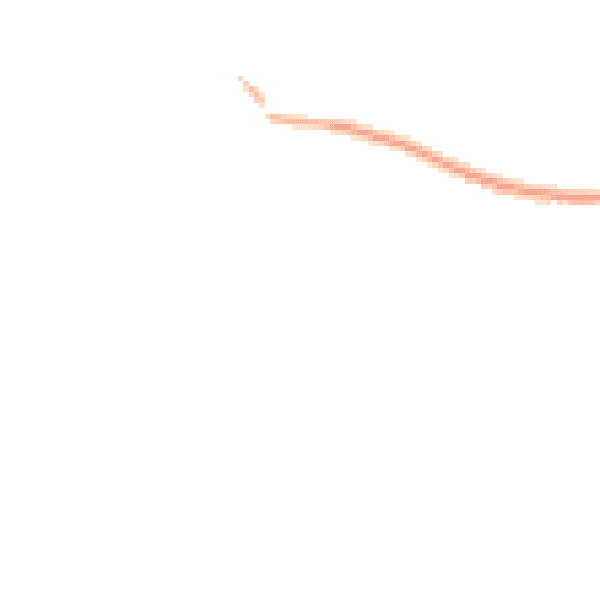 Night-time road noise heatmap for LL14 5EE