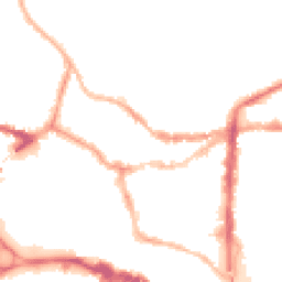 Night-time road noise heatmap for LN1 1BS
