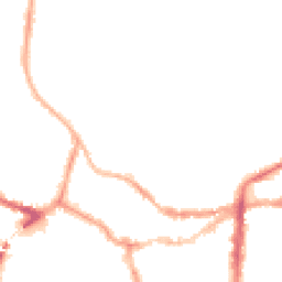 Night-time road noise heatmap for LN1 1HE