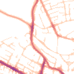 Daytime road noise heatmap for LN1 1HL