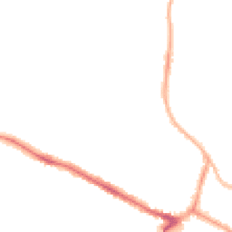 Night-time road noise heatmap for LN1 1NA