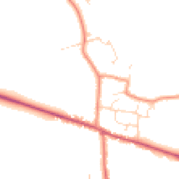 Daytime road noise heatmap for LN1 2AT