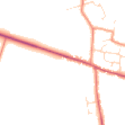 Daytime road noise heatmap for LN1 2AU