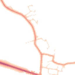 Daytime road noise heatmap for LN1 2BA