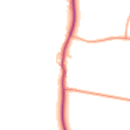 Daytime road noise heatmap for LN1 2EE