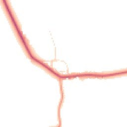 Daytime road noise heatmap for LN1 2EW