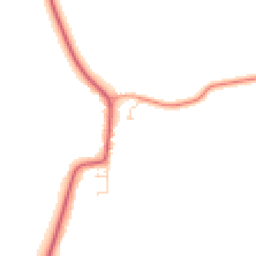 Daytime road noise heatmap for LN1 2QX