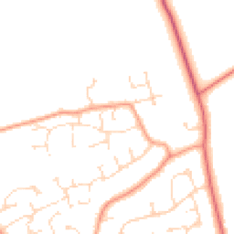 Daytime road noise heatmap for LN1 2RZ