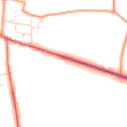Daytime road noise heatmap for LN1 2SA