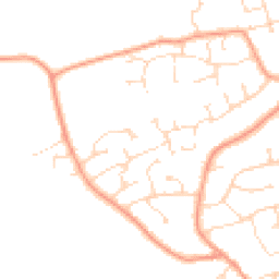 Daytime road noise heatmap for LN1 2WU